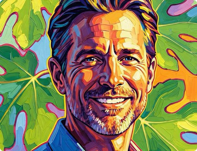 Illustrated portrait of David, The Everyday Coach
