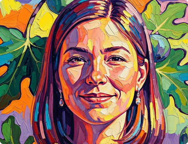Illustrated portrait of Faith, The Gentle Guide
